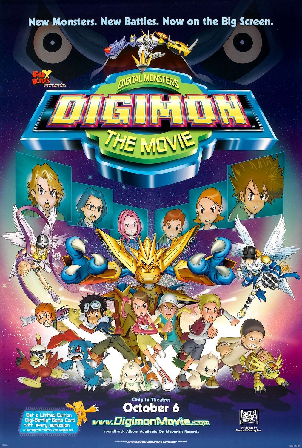 Poster for Digimon: The Movie