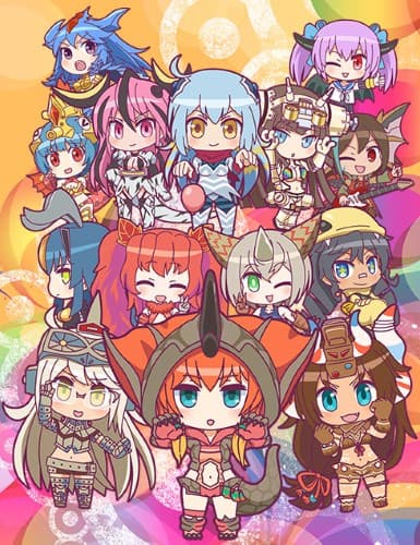 Poster for Kaijuu Girls: Ultra Kaijuu Gijinka Keikaku 2nd Season