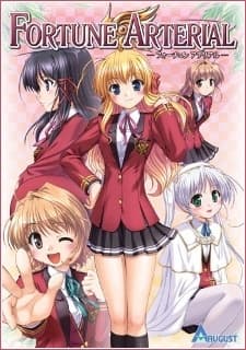 Poster for Fortune Arterial: Akai Yakusoku - Tadoritsuita Basho